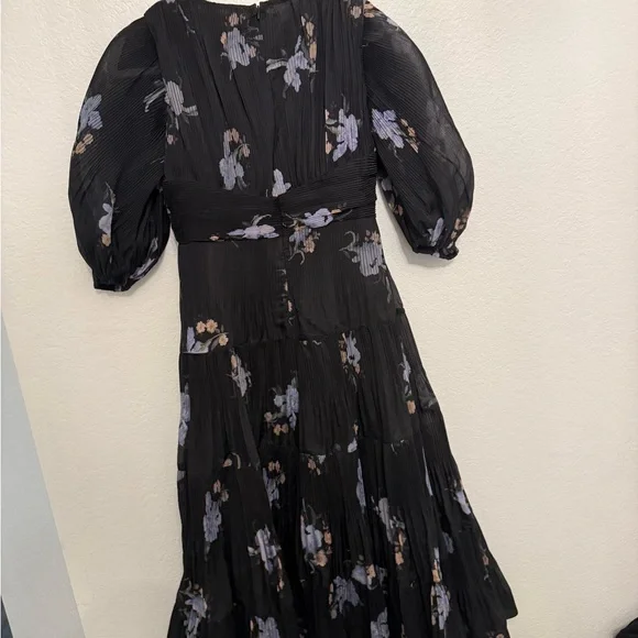 zimmermann black floral dress One Piece The Shukko Nico Robin Ver Egghead